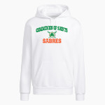 Communion of Saints School Sabres official sideline store adidas Men's Fleece Hoody Front Thumbnail