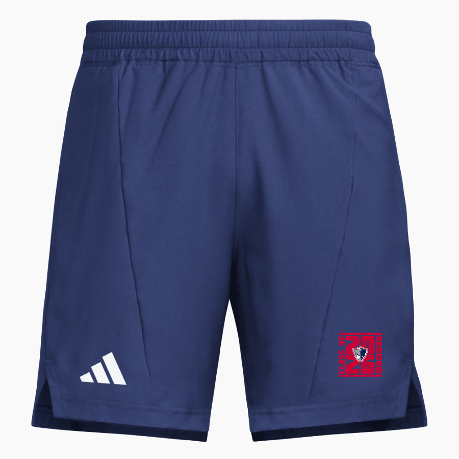 SEEGER HIGH SCHOOL PATRIOTS <span class="pdp-name-mascot">SEEGER PATRIOTS</span> adidas Men's D4T Woven Short With Pocket