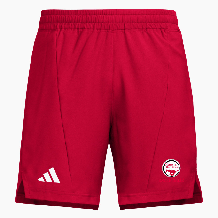 MUNSTER HIGH SCHOOL MUSTANGS <span class="pdp-name-mascot">MUNSTER MUSTANGS</span> adidas Men's D4T Woven Short With Pocket