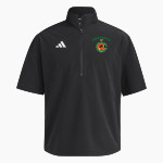 LANAI HIGH SCHOOL The Online Store <span class="pdp-name-mascot">LANAI PINE LADS /PINE LASSES</span> adidas Men's Short Sleeve Quarter Zip Woven Jacket Front Thumbnail