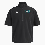 AUBURN RIVERSIDE HIGH SCHOOL RAVENS <span class="pdp-name-mascot">AUBURN RIVERSIDE RAVENS</span> adidas Men's Short Sleeve Quarter Zip Woven Jacket Front Thumbnail