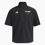 Pine Cobble Pine Cobble adidas Men's Short Sleeve Quarter Zip Woven Jacket Front Thumbnail
