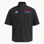 COLLEGE OF ST BENEDICT Bennies <span class="pdp-name-mascot">COLLEGE OF ST BENEDICT</span> adidas Men's Short Sleeve Quarter Zip Woven Jacket Front Thumbnail