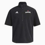 Trinity Warriors <span class="pdp-name-mascot">Trinity Christian Warriors</span> adidas Men's Short Sleeve Quarter Zip Woven Jacket Front Thumbnail