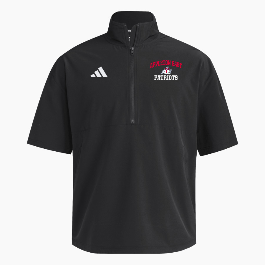 APPLETON EAST PATRIOTS <span class="pdp-name-mascot">EAST PATRIOTS</span> adidas Men's Short Sleeve Quarter Zip Woven Jacket