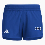 SALE CREEK Panthers Online Store <span class="pdp-name-mascot">SALE CREEK PANTHERS /LADY</span> adidas Women's D4T Woven Training Short Front Thumbnail