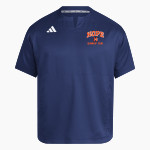 Hope College Online Athletics Store <span class="pdp-name-mascot">Hope Flying Dutch</span> adidas Men's Adizero Dugout Cage Jacket Front Thumbnail