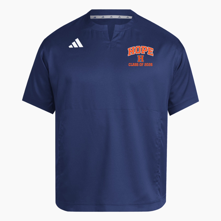 Hope College Online Athletics Store <span class="pdp-name-mascot">Hope Flying Dutch</span> adidas Men's Adizero Dugout Cage Jacket