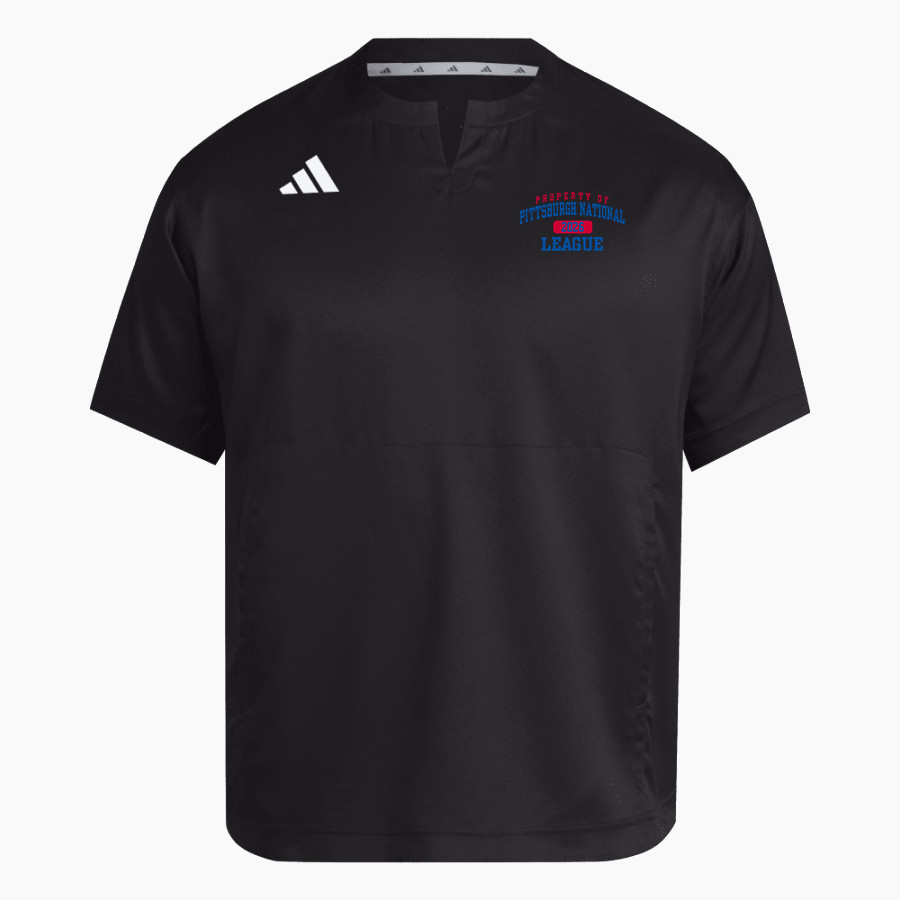 PITTSBURGH NATIONAL LEAGUE PITTSBURGH NATIONAL <span class="pdp-name-mascot">PITTSBURGH NATIONAL LEAGUE</span> adidas Men's Adizero Dugout Cage Jacket
