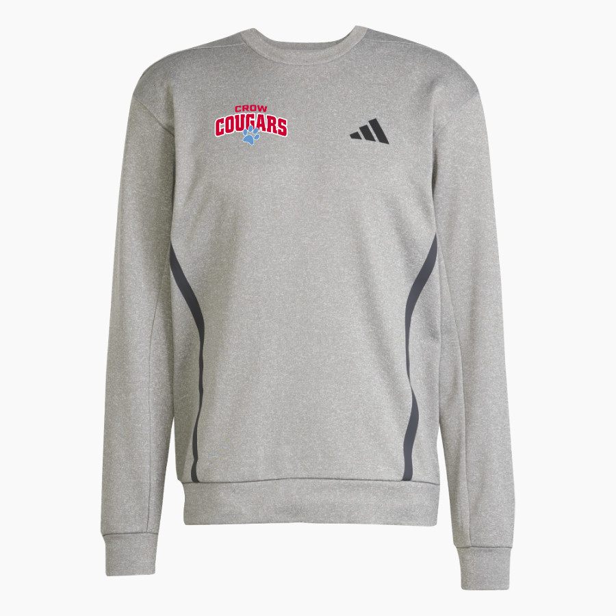 CROW HIGH SCHOOL Cougars Online Store <span class="pdp-name-mascot">CROW COUGARS</span> adidas Men's Game & Go Team Issue Crew