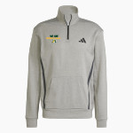 Northern Michigan Wildcats <span class="pdp-name-mascot">Northern Michigan Wildcats</span> adidas Men's Game & Go Team Issue 1/4 Zip Front Thumbnail
