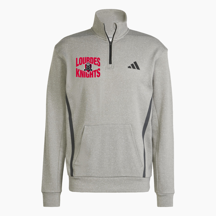 Lourdes Knights adidas Men's Game & Go Team Issue 1/4 Zip