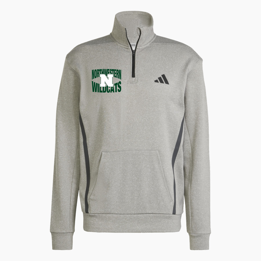 Northwestern Wildcats <span class="pdp-name-mascot">Northwestern High School Wildcats</span> adidas Men's Game & Go Team Issue 1/4 Zip