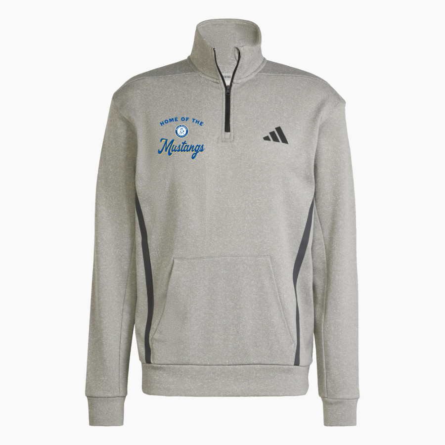 MOUNT MARKHAM HIGH SCHOOL MUSTANGS <span class="pdp-name-mascot">MOUNT MARKHAM MUSTANGS</span> adidas Men's Game & Go Team Issue 1/4 Zip