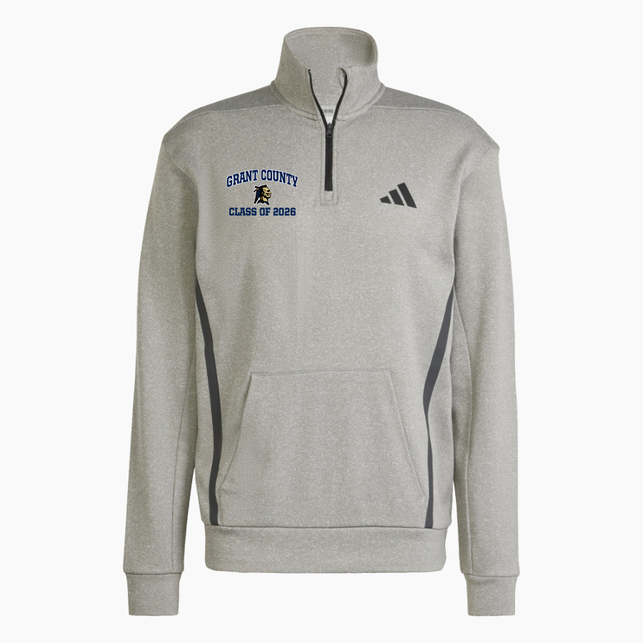 Grant County Braves The Official Online Store <span class="pdp-name-mascot">Grant County Braves</span> adidas Men's Game & Go Team Issue 1/4 Zip