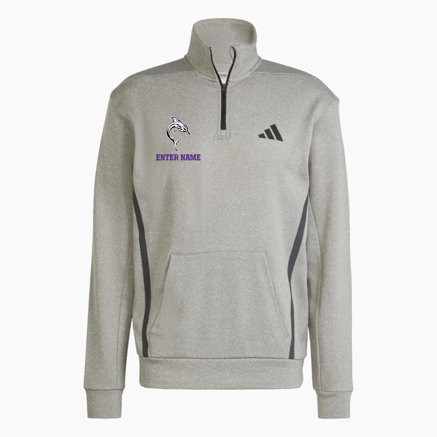 Bergman Dolphins <span class="pdp-name-mascot">Frank V. Bergman Elementary Dolphins</span> adidas Men's Game & Go Team Issue 1/4 Zip