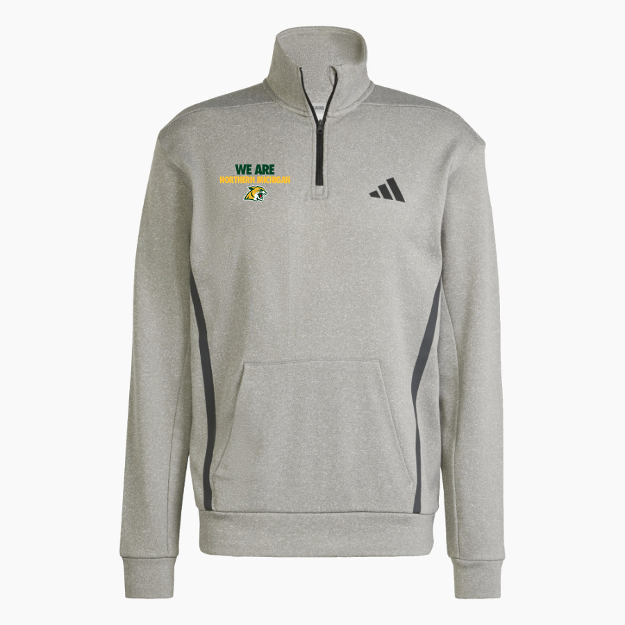 Northern Michigan Wildcats <span class="pdp-name-mascot">Northern Michigan Wildcats</span> adidas Men's Game & Go Team Issue 1/4 Zip
