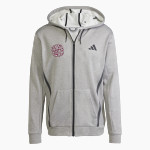 Deer Park Falcons <span class="pdp-name-mascot">Deer Park Falcons</span> adidas Men's Game & Go Team Issue Full Zip Hoodie Front Thumbnail