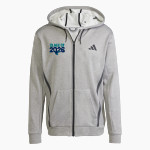AUBURN RIVERSIDE HIGH SCHOOL RAVENS adidas Men's Game & Go Team Issue Full Zip Hoodie Front Thumbnail