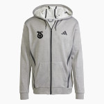 InnerCity Tennis <span class="pdp-name-mascot">InnerCity Tennis</span> adidas Men's Game & Go Team Issue Full Zip Hoodie Front Thumbnail