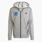 YANTIS HIGH SCHOOL OWLS adidas Men's Game & Go Team Issue Full Zip Hoodie Front Thumbnail