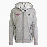 Ludlow Lions <span class="pdp-name-mascot">Lions</span> adidas Men's Game & Go Team Issue Full Zip Hoodie Front Thumbnail