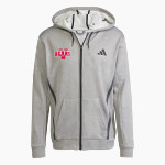 West Oso Bears <span class="pdp-name-mascot">West Oso Bears</span> adidas Men's Game & Go Team Issue Full Zip Hoodie Front Thumbnail