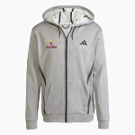Bourbon County Colonels adidas Men's Game & Go Team Issue Full Zip Hoodie Front Thumbnail
