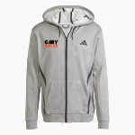 Gary Bobcats <span class="pdp-name-mascot">Gary Bobcats</span> adidas Men's Game & Go Team Issue Full Zip Hoodie Front Thumbnail