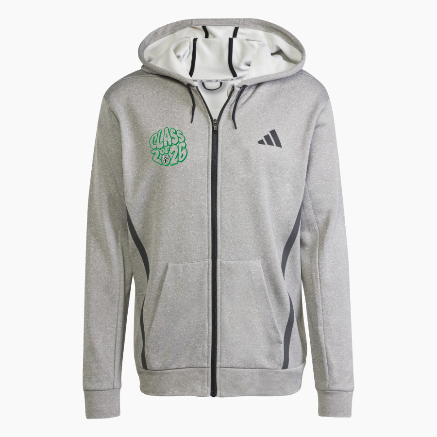 West Lutheran Warriors adidas Men's Game & Go Team Issue Full Zip Hoodie