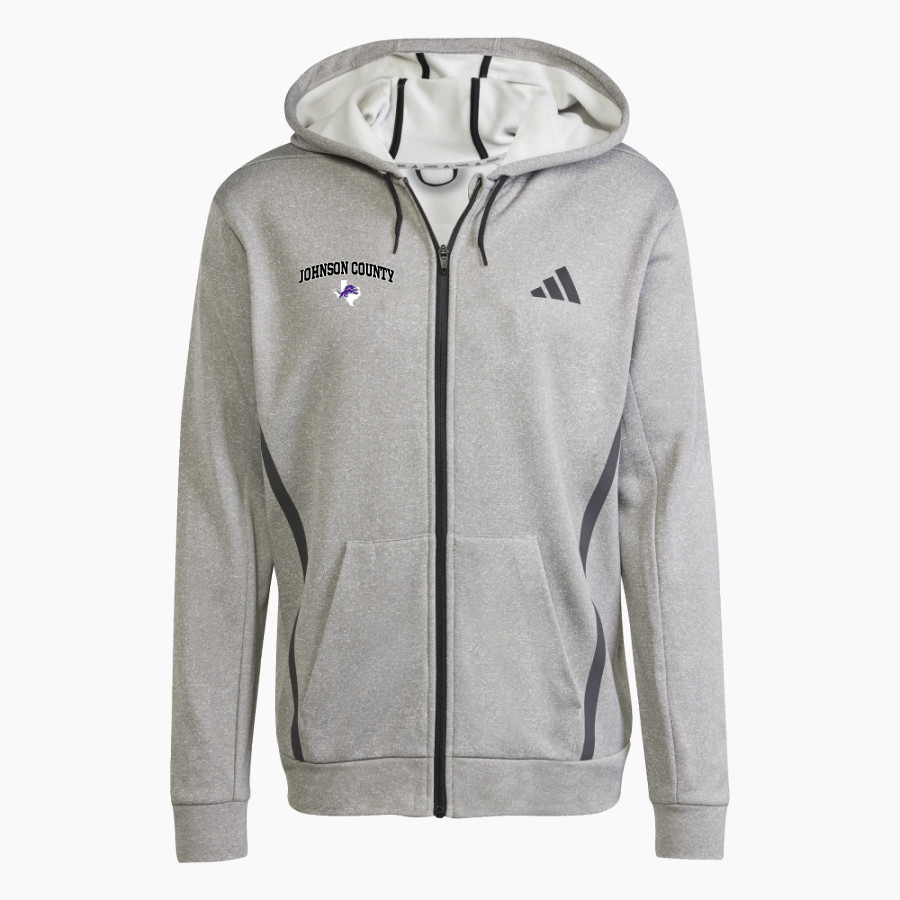 Johnson County Lions <span class="pdp-name-mascot">JOHNSON COUNTY SPORTS ASSOCIATION Lions</span> adidas Men's Game & Go Team Issue Full Zip Hoodie