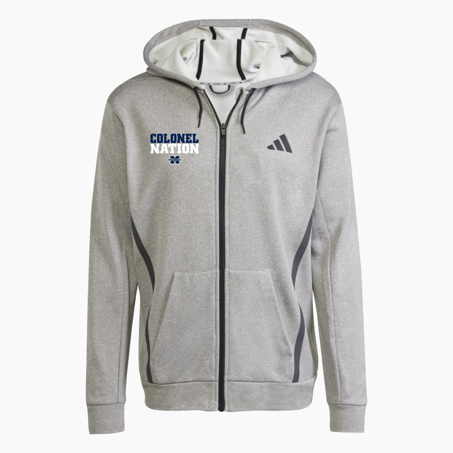 MAGRUDER HIGH SCHOOL COLONELS <span class="pdp-name-mascot">MAGRUDER COLONELS</span> adidas Men's Game & Go Team Issue Full Zip Hoodie