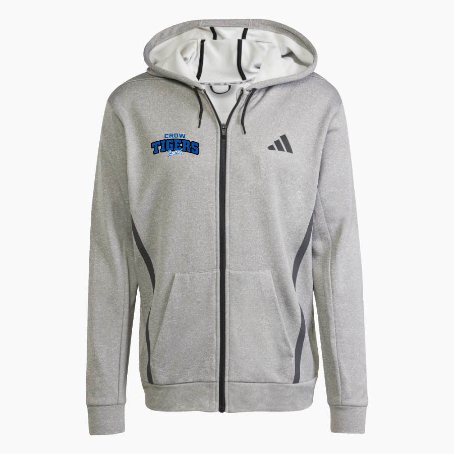 Crow Tigers <span class="pdp-name-mascot">Crow Middle School Tigers</span> adidas Men's Game & Go Team Issue Full Zip Hoodie
