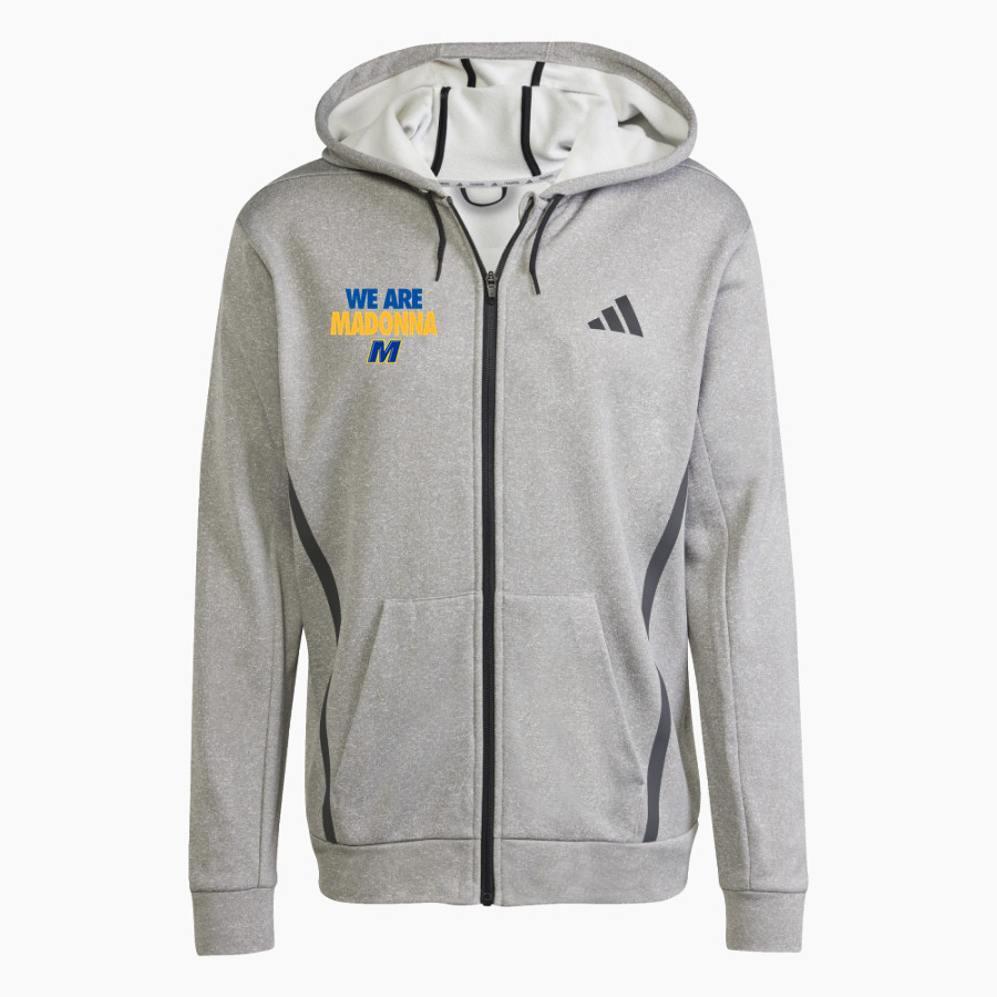 Madonna Crusaders adidas Men's Game & Go Team Issue Full Zip Hoodie