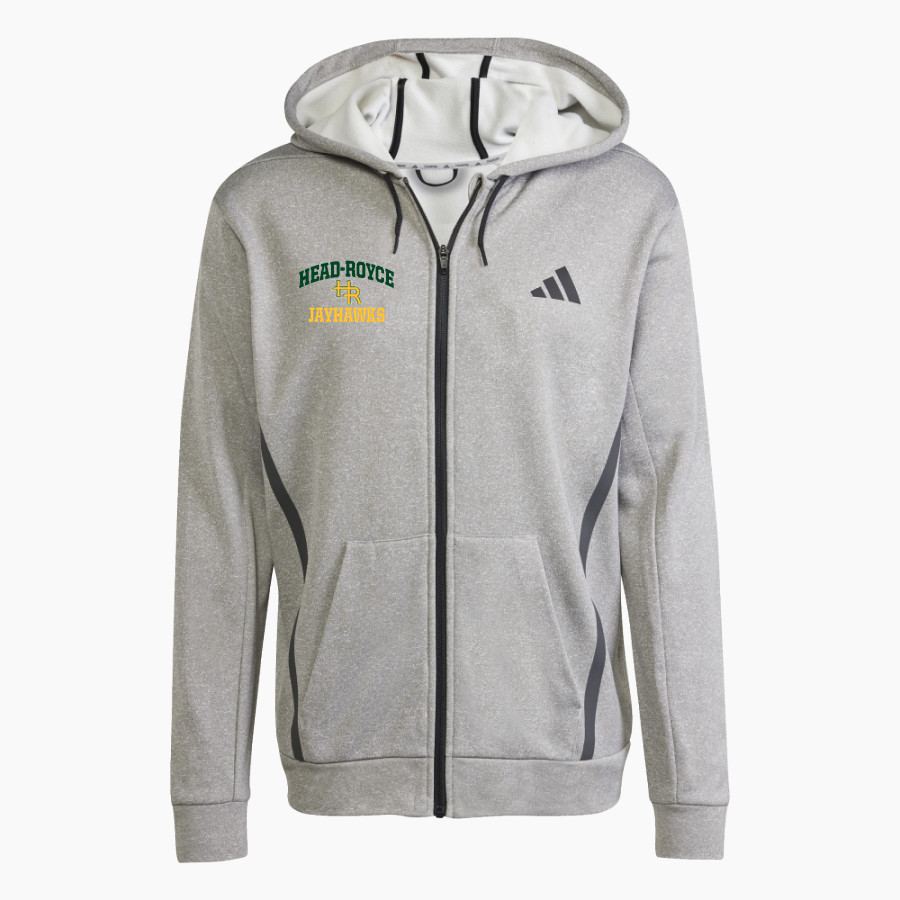 Head-Royce Jayhawks <span class="pdp-name-mascot">Head-Royce Jayhawks</span> adidas Men's Game & Go Team Issue Full Zip Hoodie