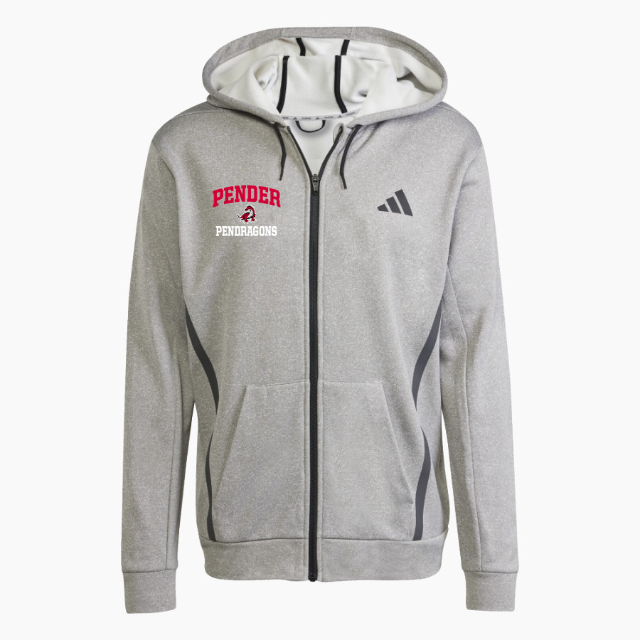 PENDER HIGH SCHOOL PENDRAGONS <span class="pdp-name-mascot">PENDER PENDRAGONS</span> adidas Men's Game & Go Team Issue Full Zip Hoodie