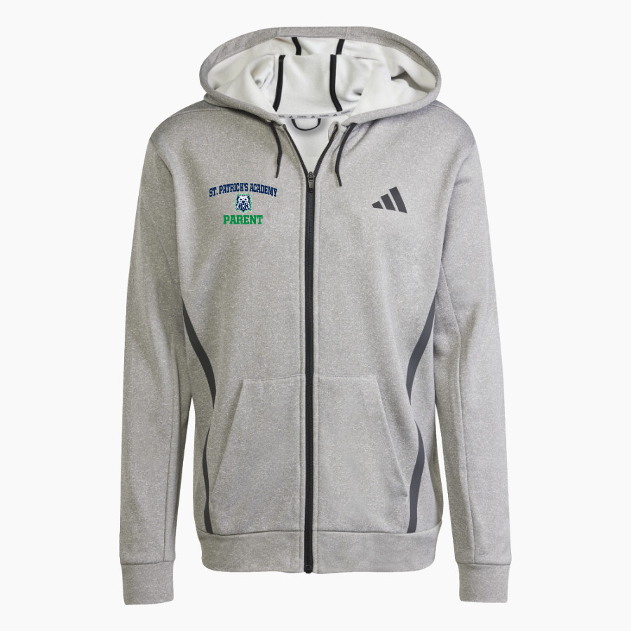 St. Patrick's Academy Wolfhounds <span class="pdp-name-mascot">Great Falls Central Catholic H S Mustangs</span> adidas Men's Game & Go Team Issue Full Zip Hoodie