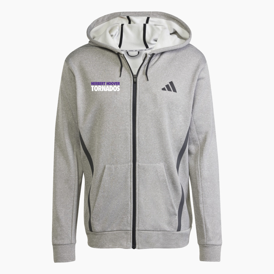 HERBERT HOOVER HIGH SCHOOL TORNADOS <span class="pdp-name-mascot">HERBERT HOOVER TORNADOS</span> adidas Men's Game & Go Team Issue Full Zip Hoodie