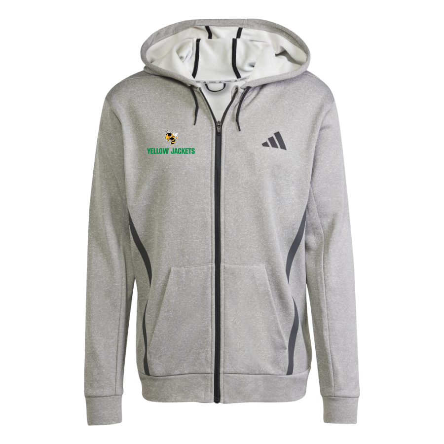 WINDSOR HIGH SCHOOL YELLOW JACKETS <span class="pdp-name-mascot">WINDSOR YELLOW JACKETS</span> adidas Men's Game & Go Team Issue Full Zip Hoodie