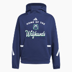 St. Patrick's Academy Wolfhounds <span class="pdp-name-mascot">Great Falls Central Catholic H S Mustangs</span> adidas Women's Z.N.E. Hoodie Front Thumbnail