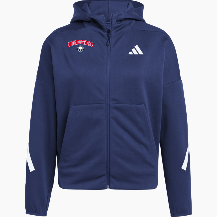 CORNERSTONE Eagles adidas Women's Z.N.E. Full Zip