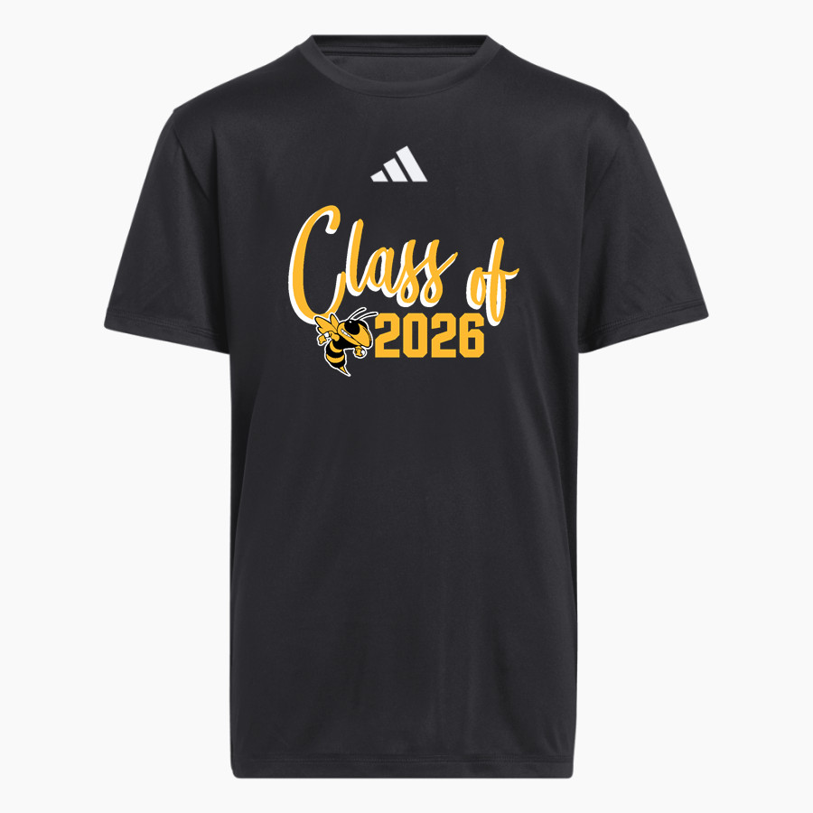 GREENVILLE HIGH SCHOOL HORNETS <span class="pdp-name-mascot">GREENVILLE HORNETS</span> adidas Youth Pregame Short Sleeve Tee