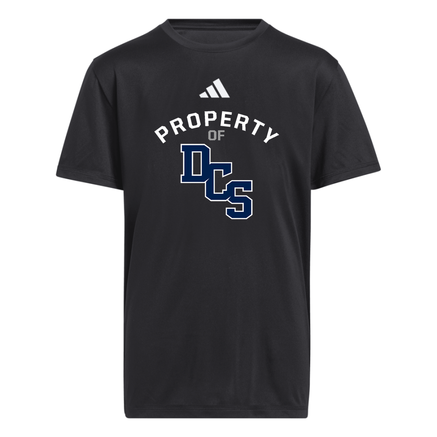 DUBOIS CHRISTIAN SCHOOLS EAGLES <span class="pdp-name-mascot">DUBOIS EAGLES</span> adidas Youth Pregame Short Sleeve Tee