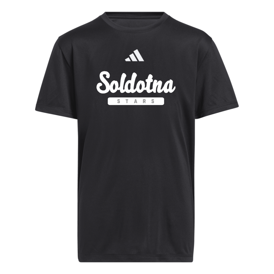 SOLDOTNA HIGH SCHOOL STARS <span class="pdp-name-mascot">SOLDOTNA STARS</span> adidas Youth Pregame Short Sleeve Tee