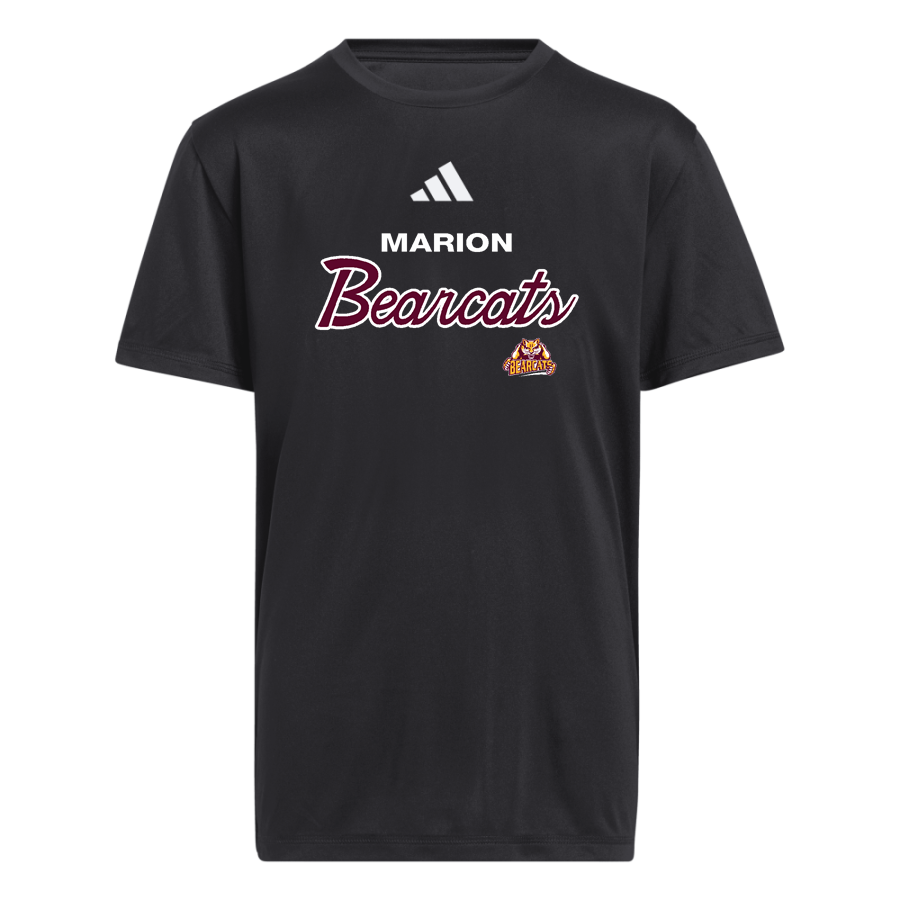 Marion Bearcats <span class="pdp-name-mascot">Marion Bearcats</span> adidas Youth Pregame Short Sleeve Tee