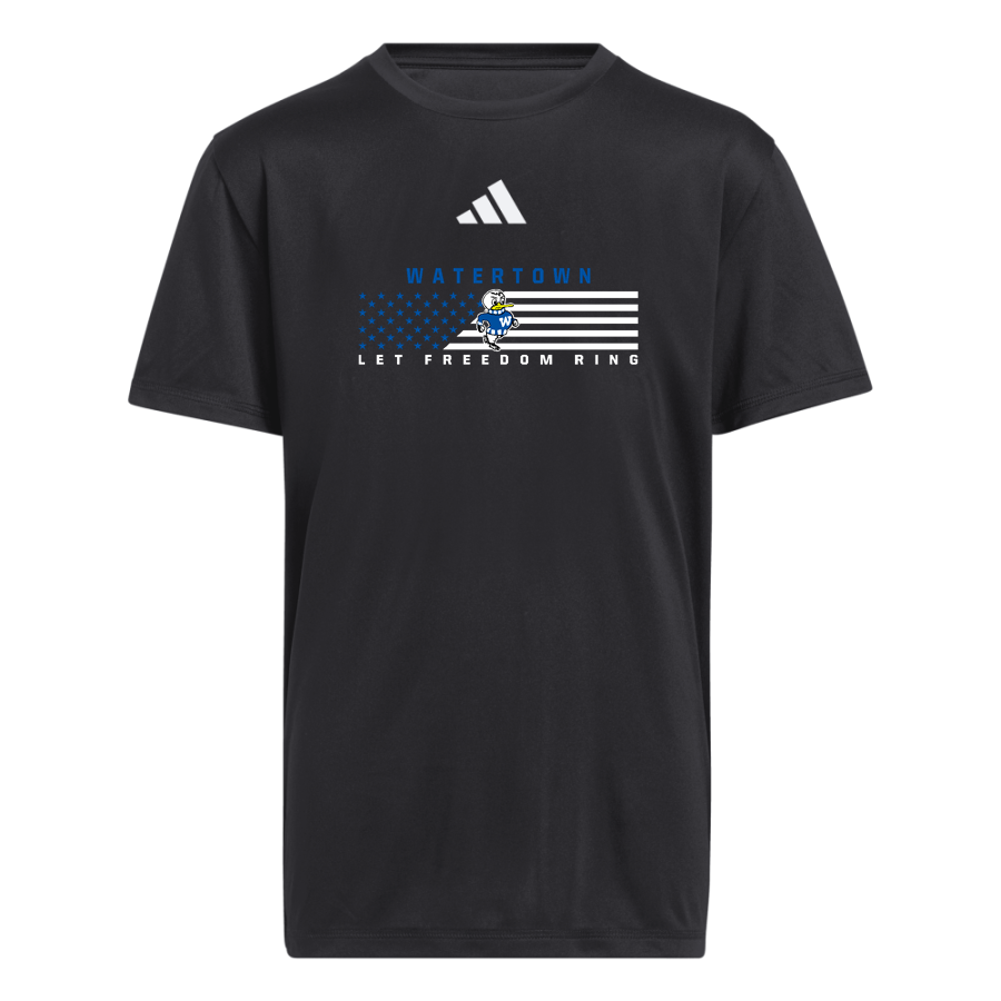 WATERTOWN HIGH SCHOOL GOSLINGS <span class="pdp-name-mascot">WATERTOWN GOSLINGS</span> adidas Youth Pregame Short Sleeve Tee