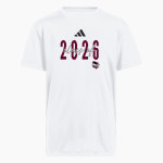 Amherst Hurricanes <span class="pdp-name-mascot">Amherst Hurricanes</span> adidas Youth Pregame Short Sleeve Tee Front Thumbnail