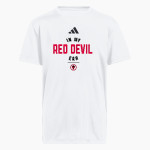 Chaffee Red Devils <span class="pdp-name-mascot">Chaffee Schools Red Devils</span> adidas Youth Pregame Short Sleeve Tee Front Thumbnail