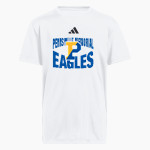 PENNSVILLE MEMORIAL HIGH SCHOOL EAGLES <span class="pdp-name-mascot">PENNSVILLE MEMORIAL EAGLES</span> adidas Youth Pregame Short Sleeve Tee Front Thumbnail