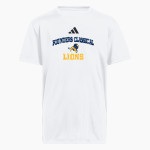 Founders Classical Lions <span class="pdp-name-mascot">Founders Classical Lions</span> adidas Youth Pregame Short Sleeve Tee Front Thumbnail